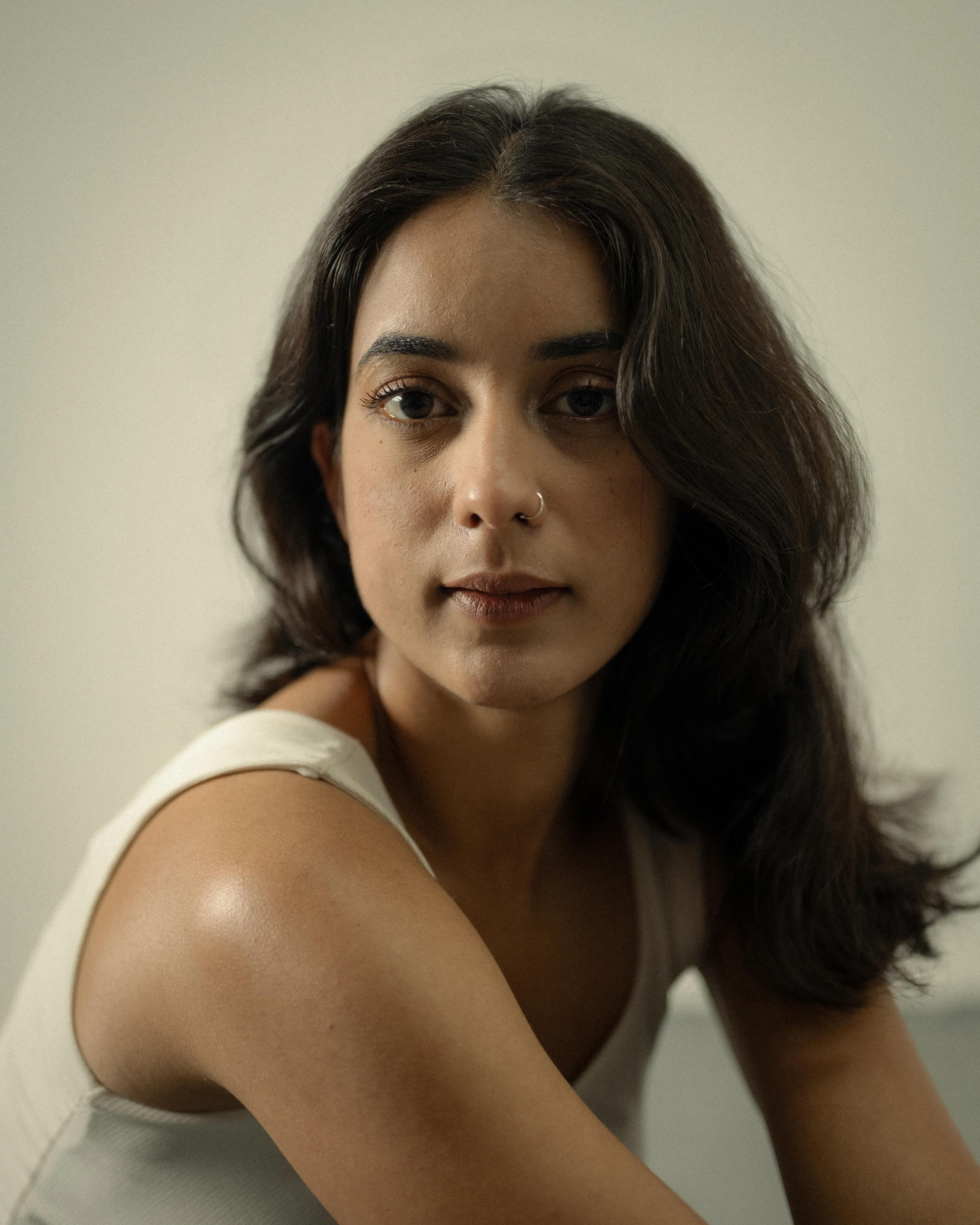 portrait image of a model by shivam bhutani photographer